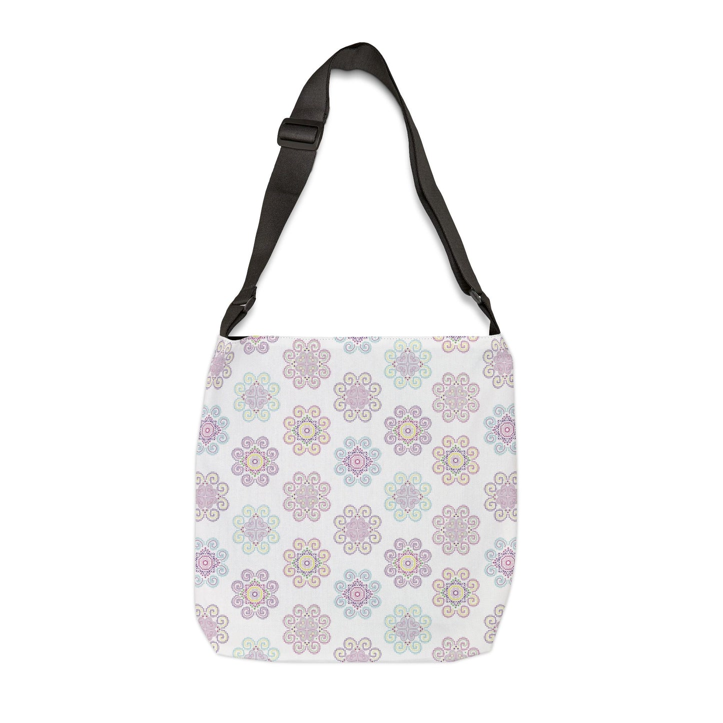 Adjustable Tote Bag (AOP) - Hmong Inspired Design (Larger Design)