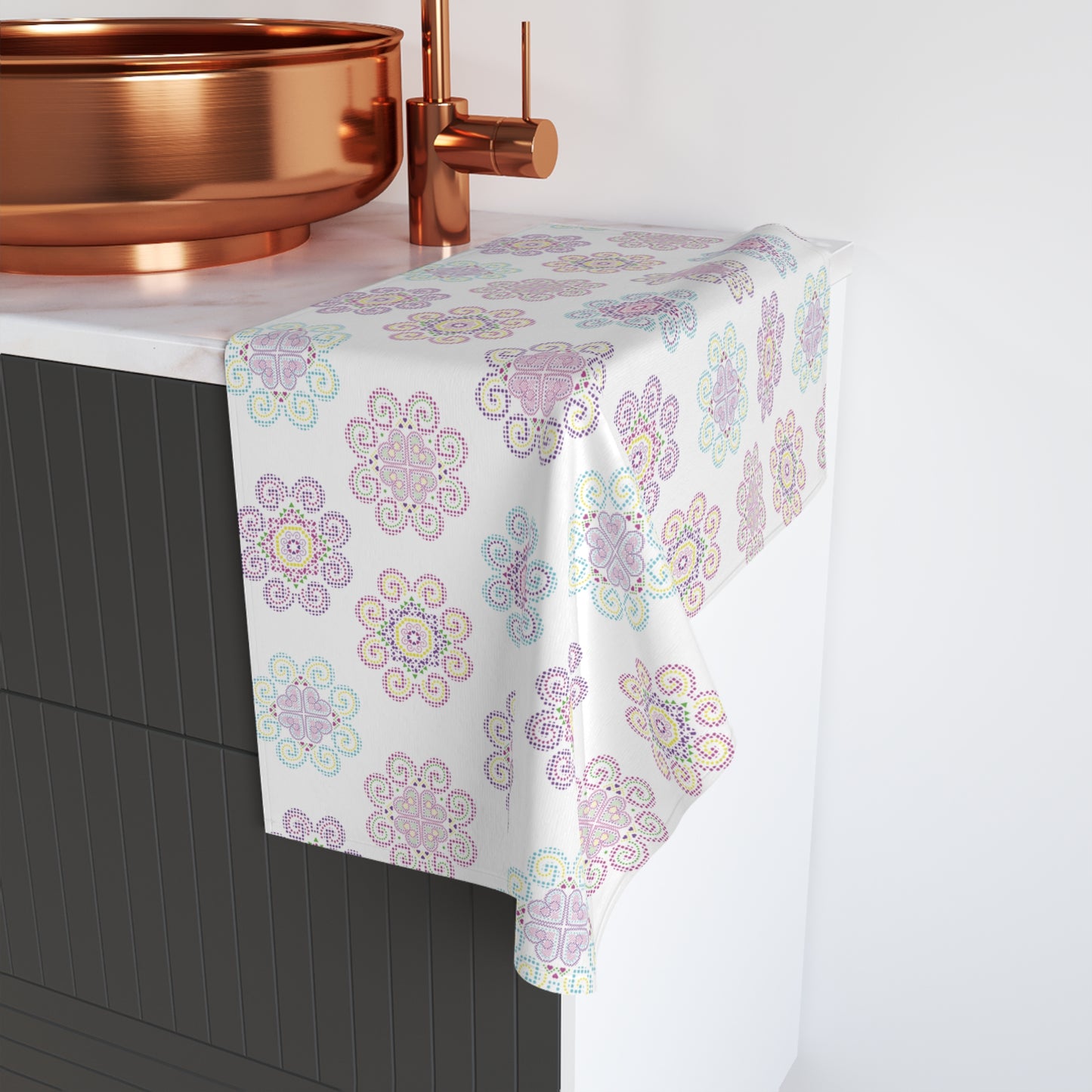Hmong Inspired Design (Medium Pattern) - Hand Towel