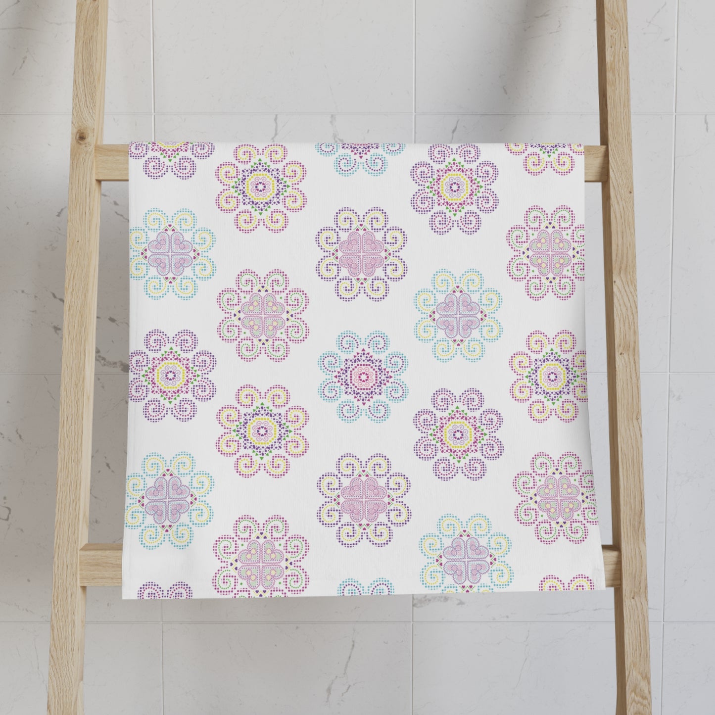 Hmong Inspired Design (Medium Pattern) - Hand Towel
