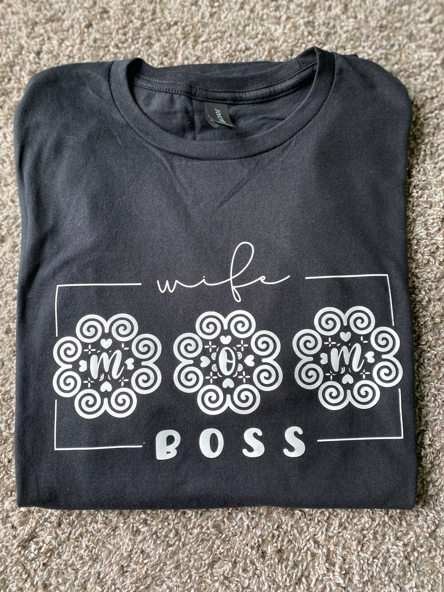 Wife Mom Boss, Mother, Positive Vibes, Empower, Hmong Inspired - Women, Unisex Shirt