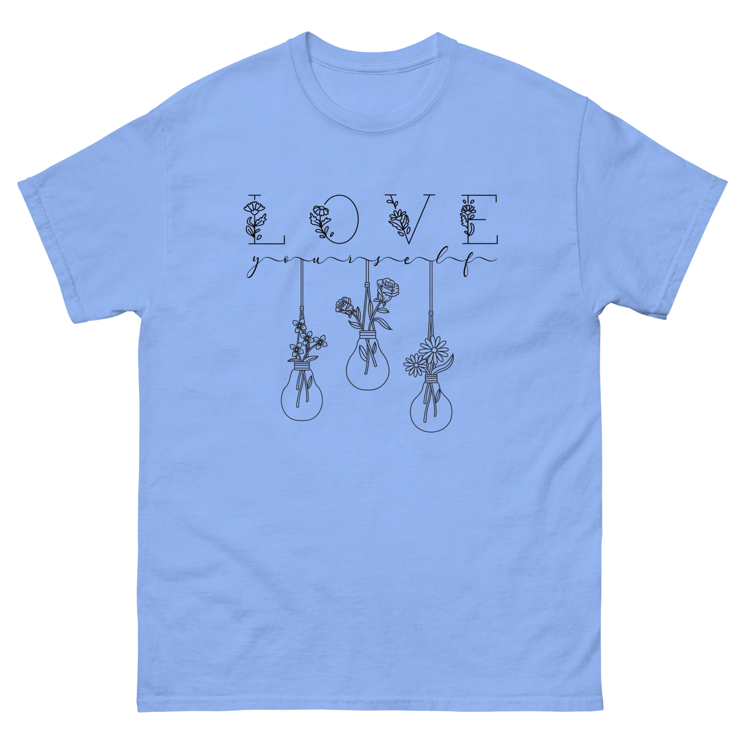 Adult Shirt - Love Yourself - Floral Bulbs