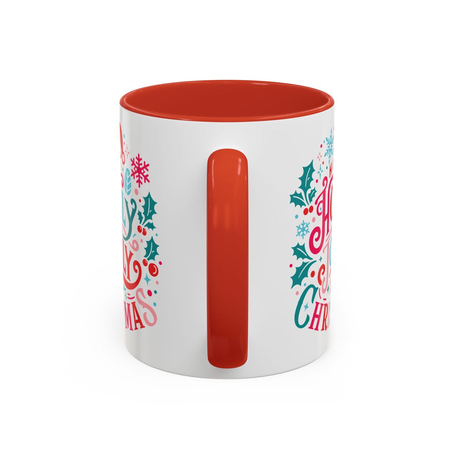 Coffee Mug Cup (11, 15oz) - Have a Holly Jolly Christmas - Retro Style Theme