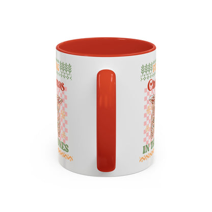 Coffee Mug Cup (11, 15oz) - Feeling Christmas in the Bones Retro Sweater Look Theme