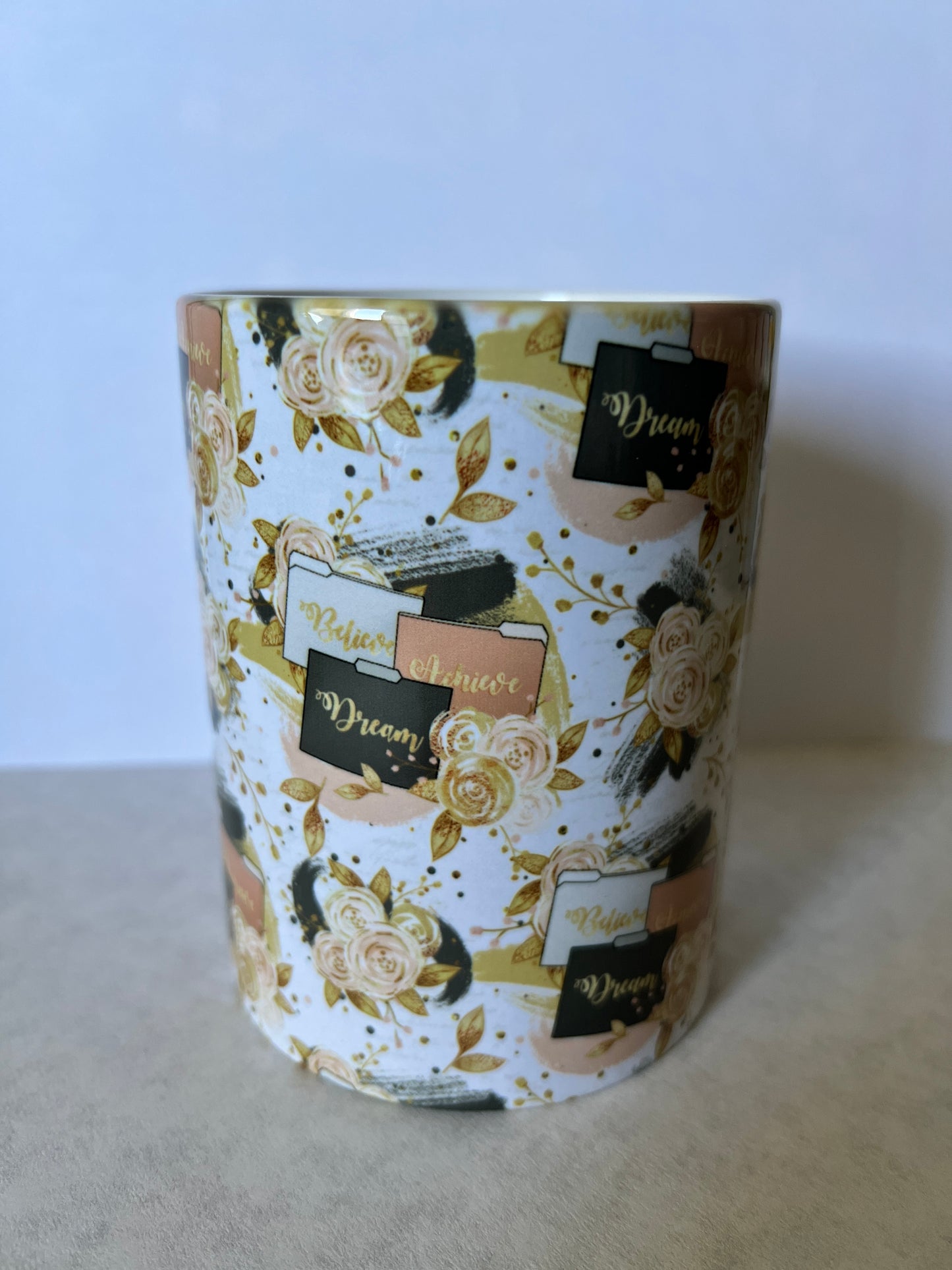 Mug 15oz White Ceramic - Boss Babe Planner Theme