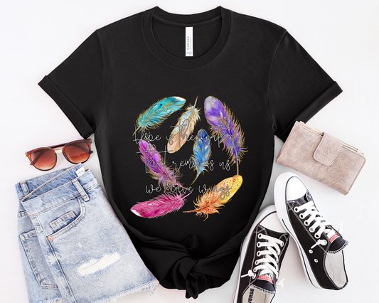 Hope is the feather...Unisex t-shirt
