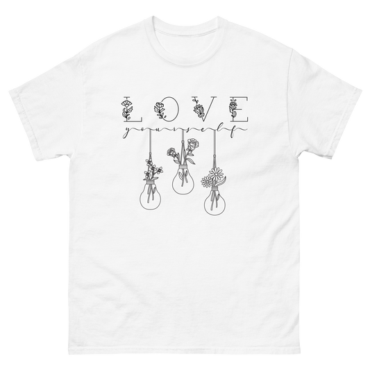 Adult Shirt - Love Yourself - Floral Bulbs